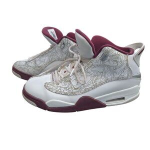 Air Jordan Dub Zero Sneakers Size 9 Maroon/White